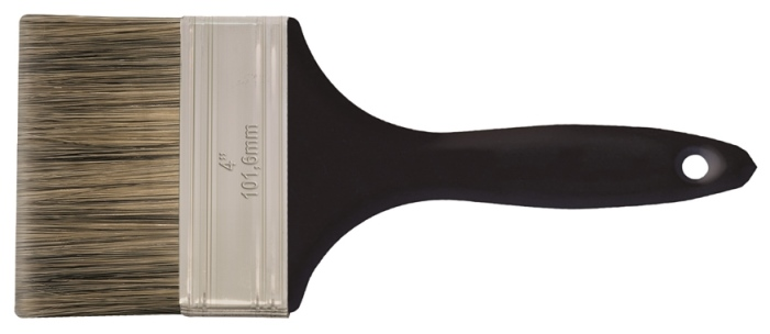 Trincha 1.1/2" Cerda Natural Cabo Preto 301