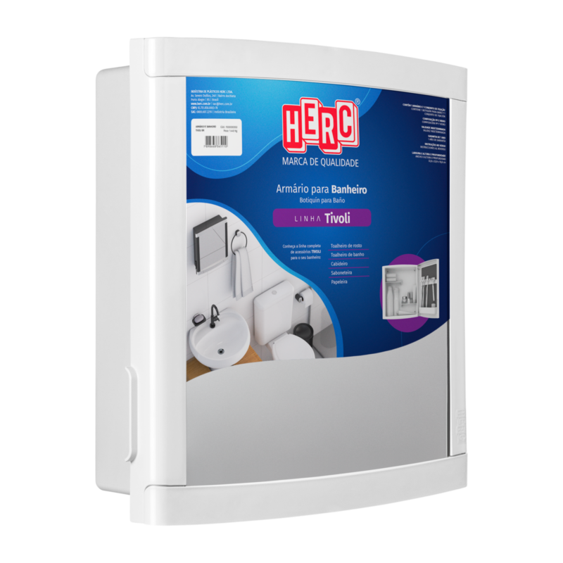 Armario Plast Emb 34x33x11 Cm Branco (1000000353)