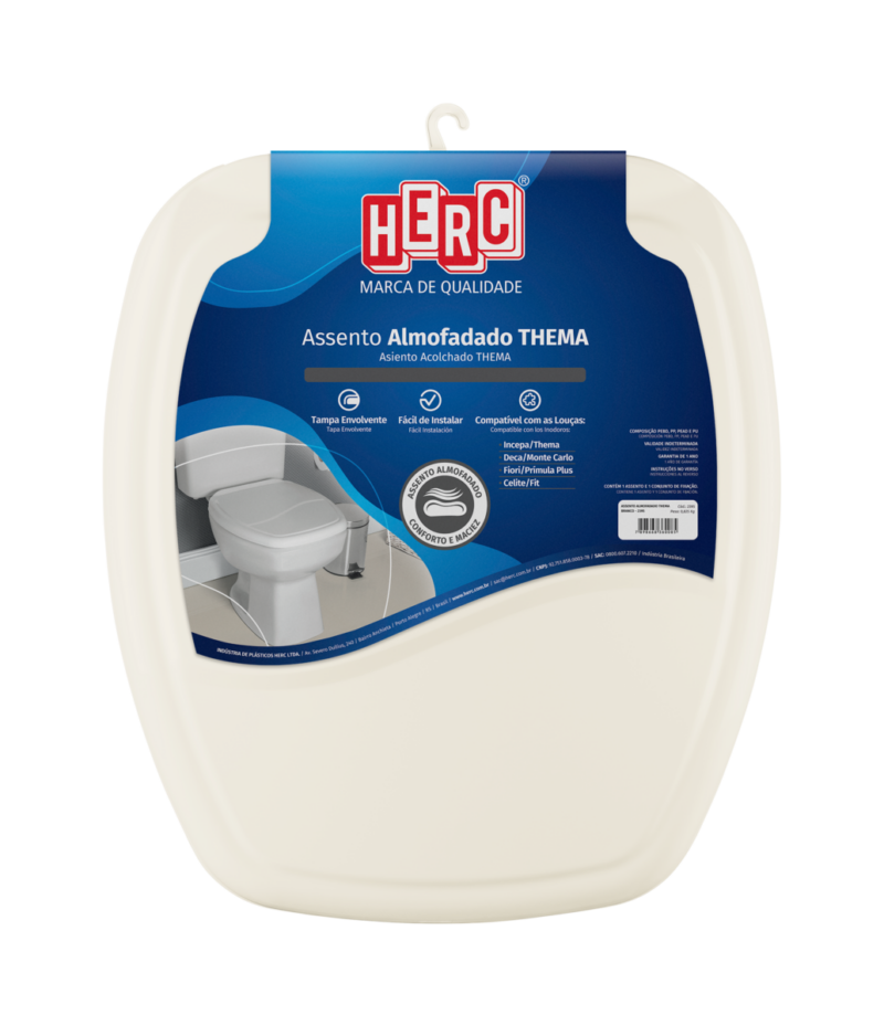 Assento Plast Almof Quad Biscuit Thema (2397)