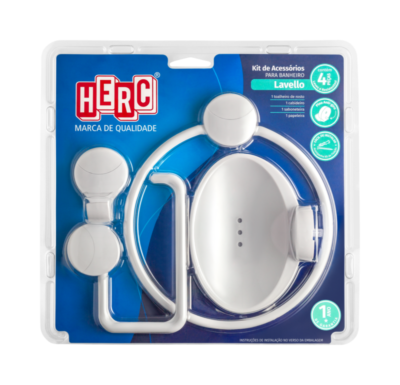 Kit Parabanheiro Abs Br 4pc Lavello (1000000081)