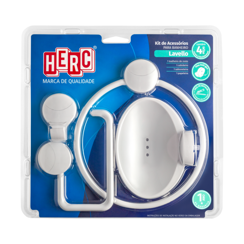 Kit Parabanheiro Abs Br 4pc Lavello (1000000081)