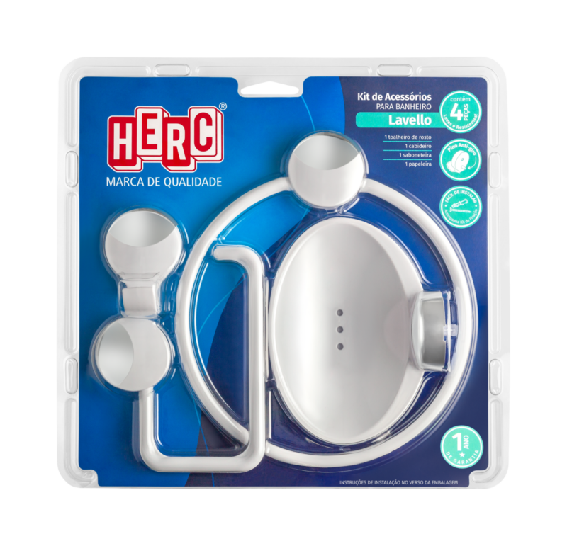 Kit Parabanheiro ABS Br/cr 4pc Lavello (1000000082)