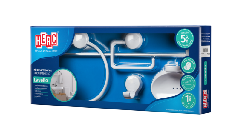 Kit Parabanheiro Abs Br 5pc Lavello (4090)