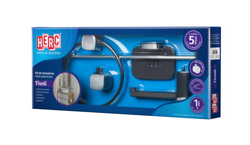 Kit Parabanheiro ABS Pt/cr 5pc Tivoli (5042)