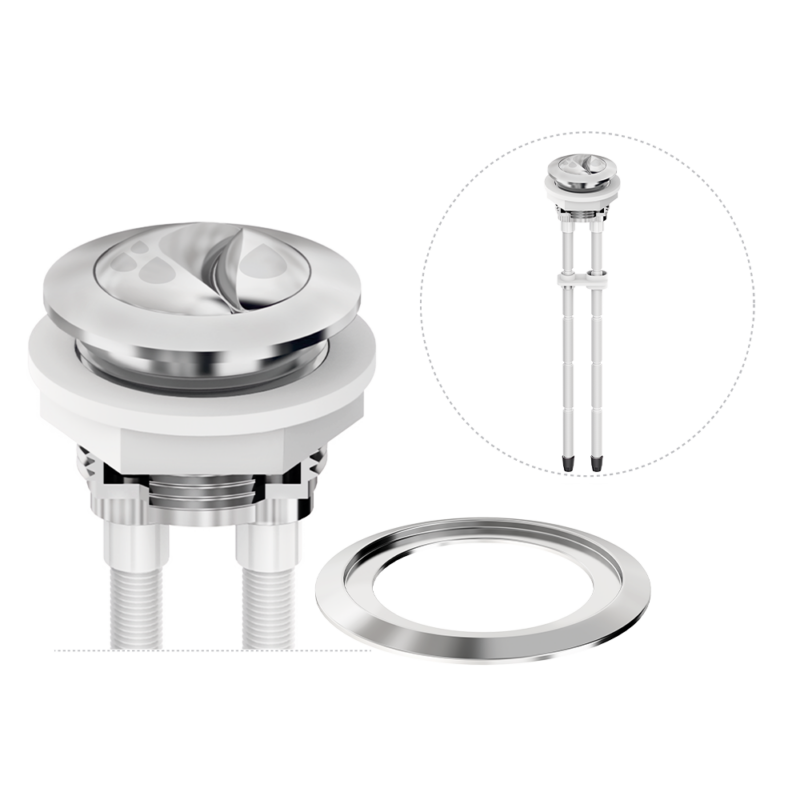 Acionador Valv Desc Hydra Dual Flush Censi (95460-1)