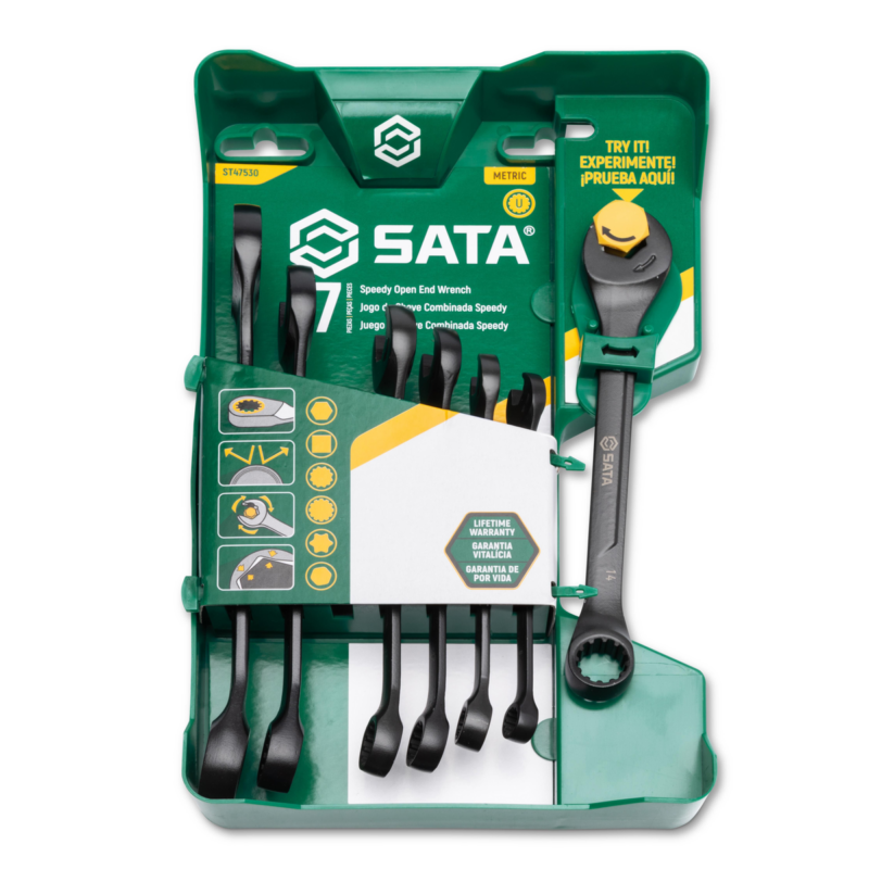Jogo Chaves Combin 07pc 8a17 Mm Speedy Cromo-vanádio SATA (ST47530)