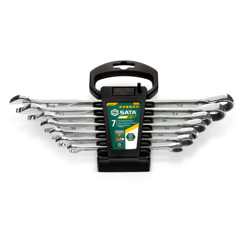 Jogo Chaves Combin 07pc 8a19 Mm 120xp Cromo-vanádio SATA (ST08051G)