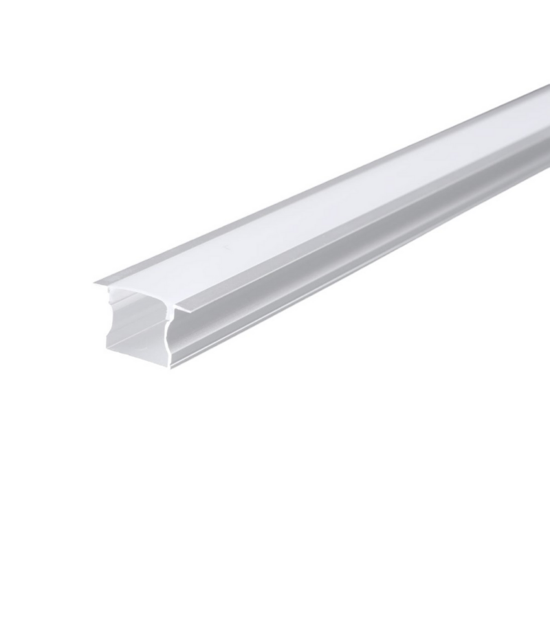 Perfil Parafita LED Embutir 2mt Br Pop (7383)