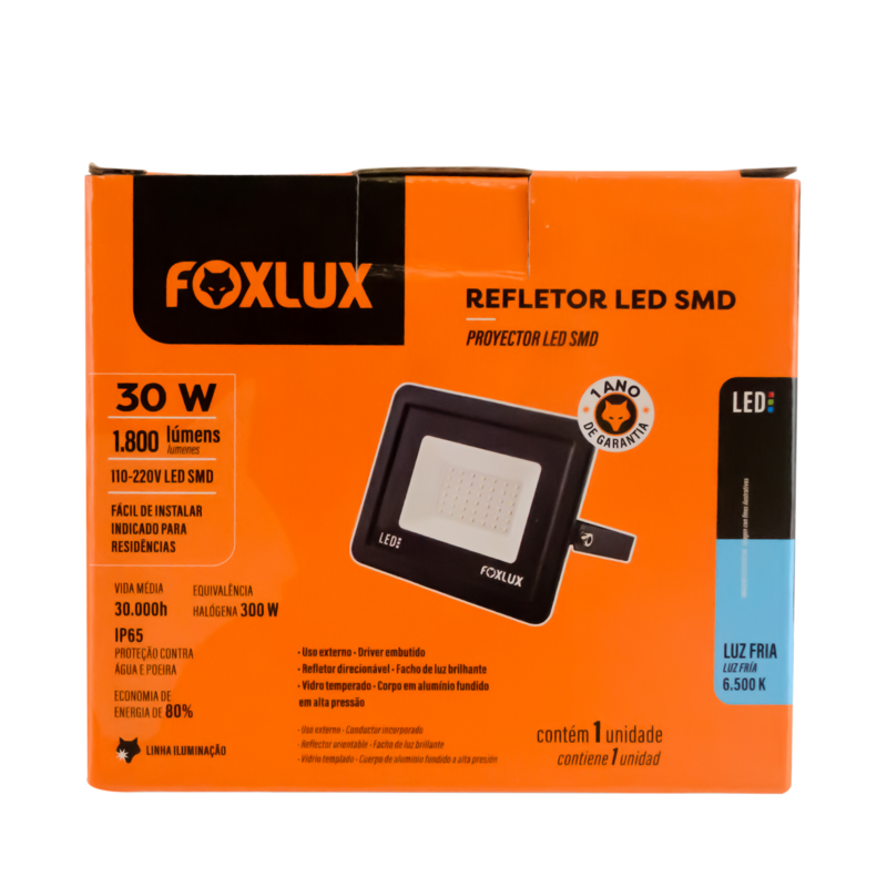 Refletor LED Pt 30 W 6,5k Slim (LED38.21)