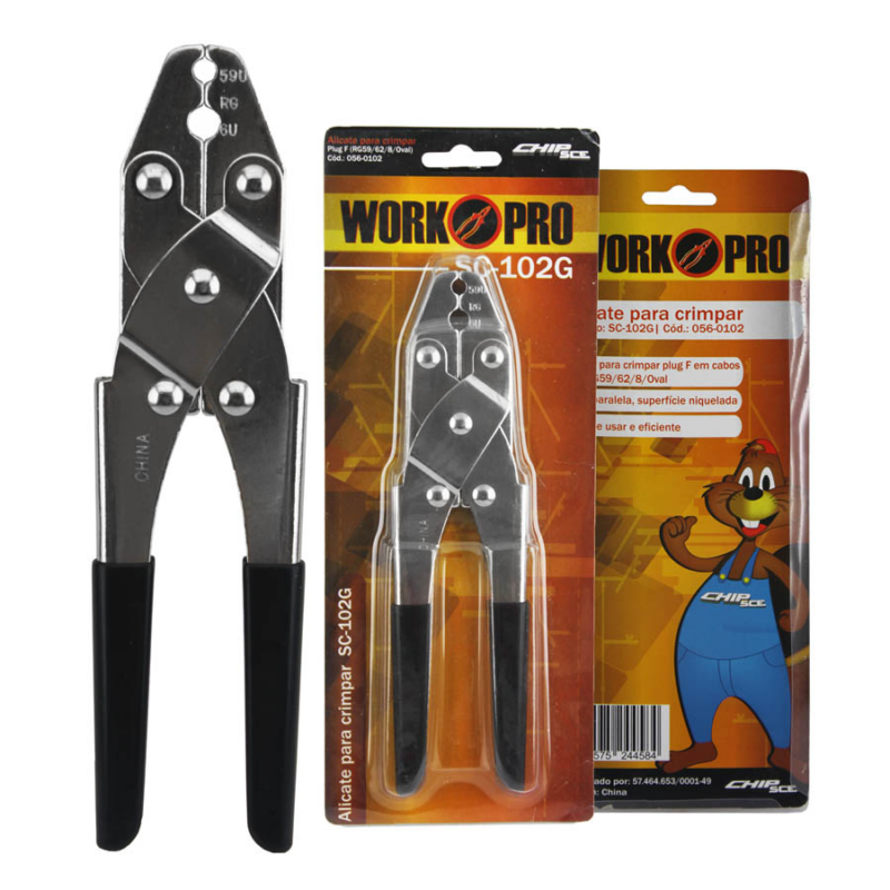 Alicate Crimpador Rg6/59 Profissional Kokay (056-0102)