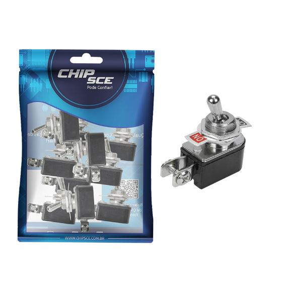 Chave Alavanca 2 Polos 6a-125 V 3a-220 V Chipsce (023-0830)