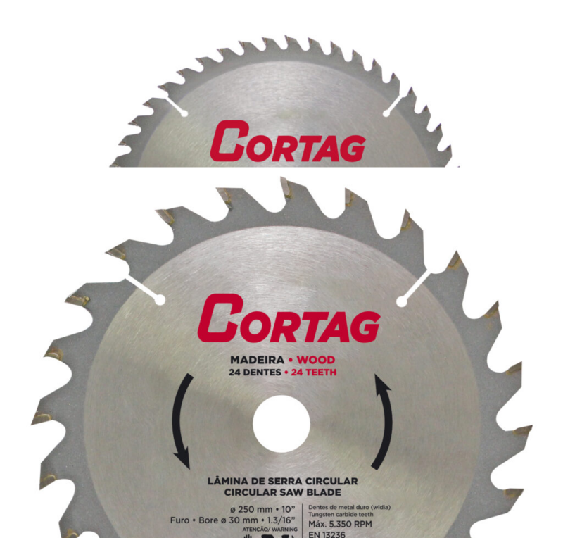 Serra Circ de Widea 250 Mm (10″) 24d Cortag (61770)