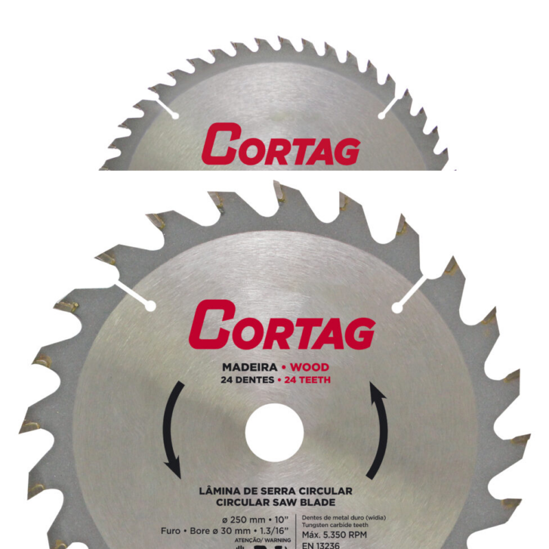 Serra Circ de Widea 250 Mm (10") 24d Cortag (61770)