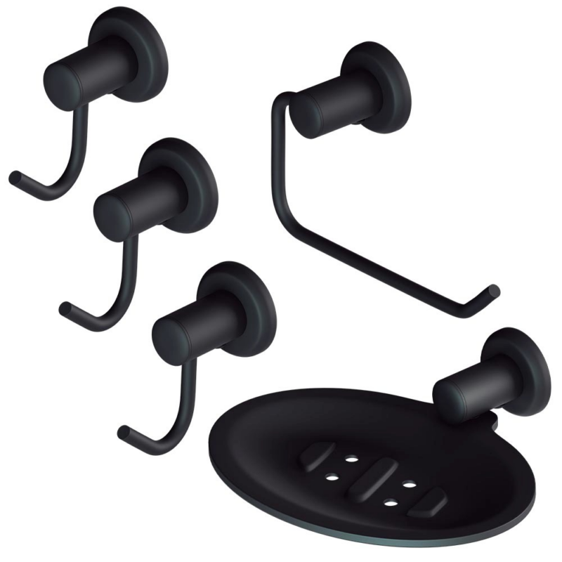 Kit Parabanheiro Metal Pt 5pc Turim Plus (5450)