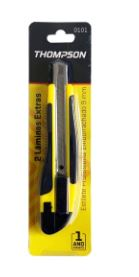 Estilete 09 Mm Emborrachado Thompson (101)