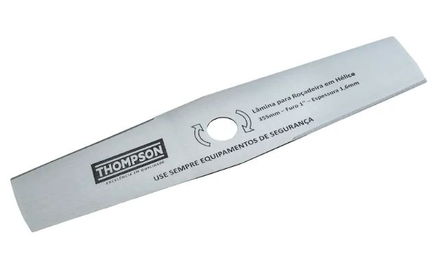 Lamina Pararocadeira 355 Mm 2 Pontas furo1" Thompson (872)