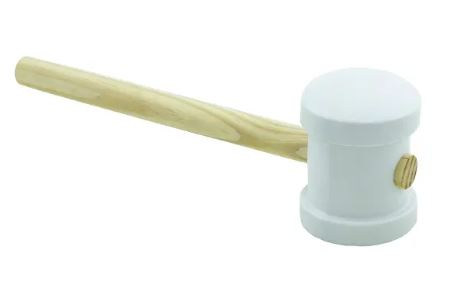 Martelo Borracha 60 Mm Pt Cabo Madeira Thompson (418)