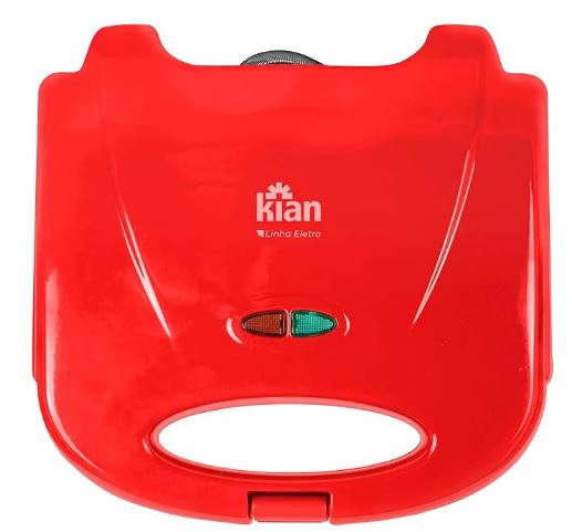 Sanduicheira e Grill Vermelho 220 V 750 W (23261)