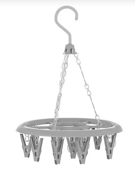 Mini Varal Plast Red 27 Cm Com12 Clips (14936)
