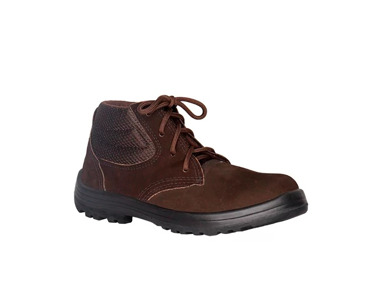 Botina Nobuck Pu 35 Mono Bico Pp Marron (053GMPVC11/323535)