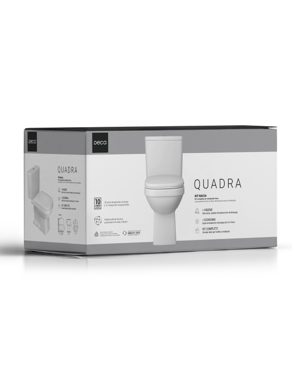 Bacia Comcx Acop Br Quadra Ecof Kit Completa (KP.211.17)