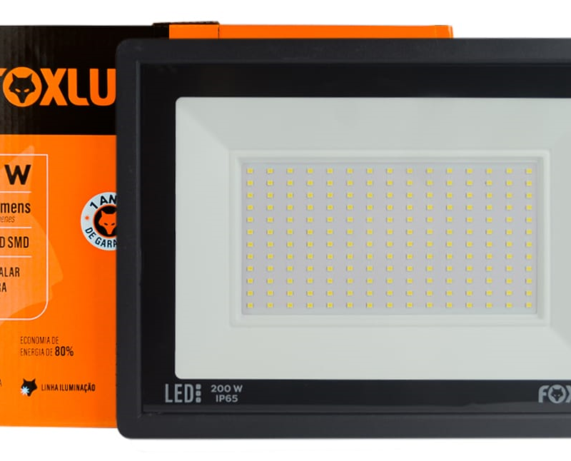 Refletor LED Pt 200 W 6,5k Slim (LED38.18)