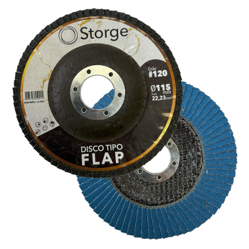 Disco Flap Reto 4.1/2" G120 Zirconio Storge (90169)