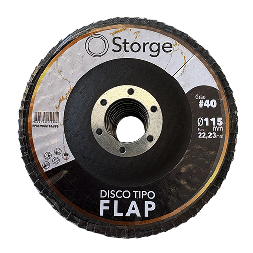 Disco Flap Reto 4.1/2" G40 Zirconio Storge (90165)