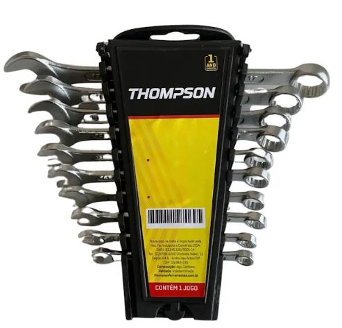 Jogo Chaves Combin 06pc 8mma17 Mm Thompson (1825)
