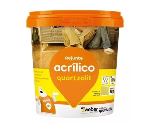 Rejunte Acrilico 1 Kg Bege Quartzolit (0286.00013.0006CX)