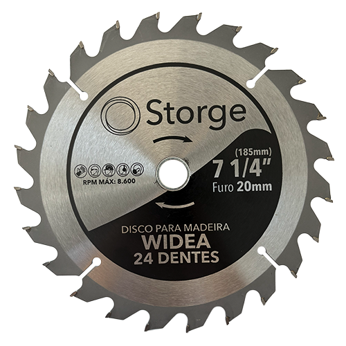 Serra Circ de Widea 185 Mm (7.1/4") 24d Storge (90003)