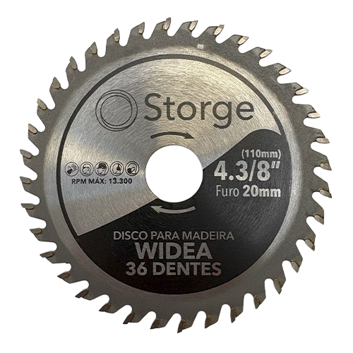 Serra Circ de Widea 110 Mm (4.3/8") 36d Storge (90049)