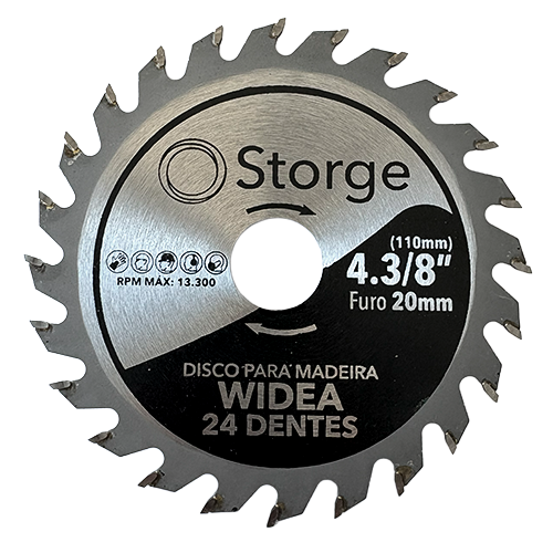 Serra Circ de Widea 110 Mm (4.3/8") 24d Storge (90048)