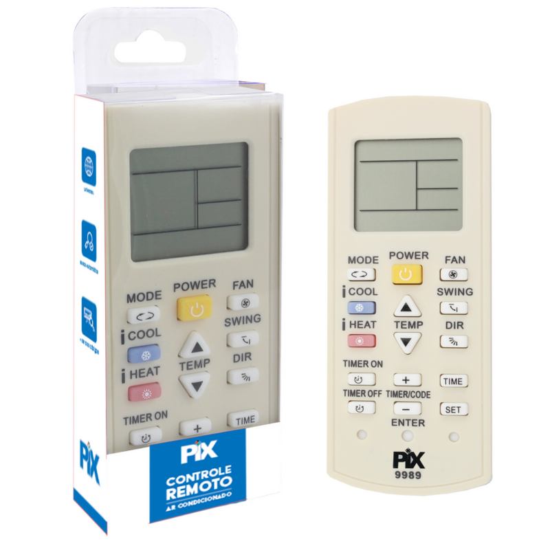 Controle Ar Condicionado Br Universal Univeral (026-9989)