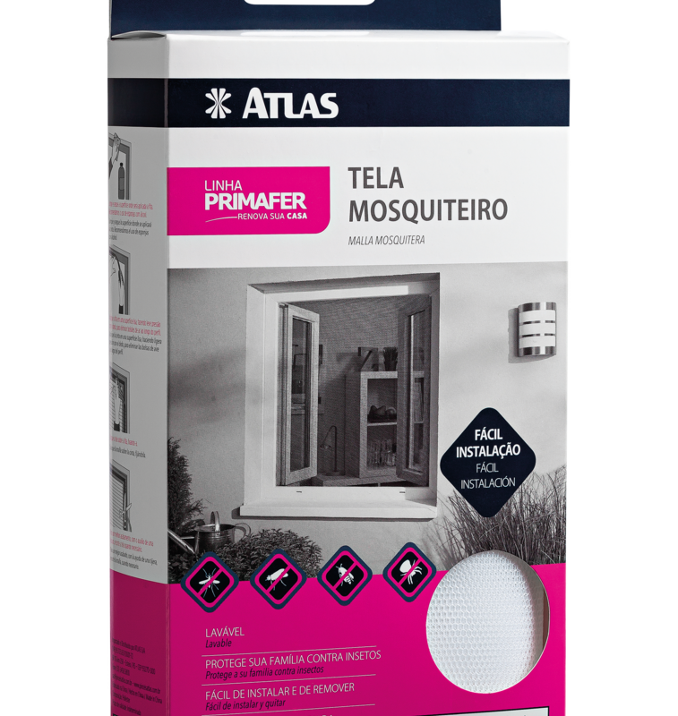 Tela Mosquiteiro 1,25x1,65mt Br (PR1200-2)