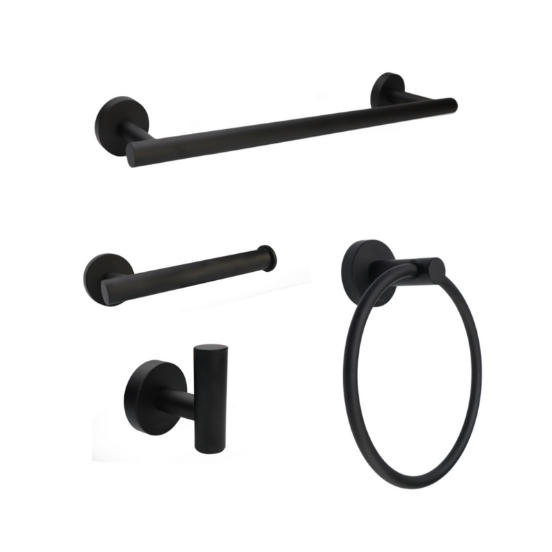 Kit Parabanheiro Inox Pt 4pc (056-1174)