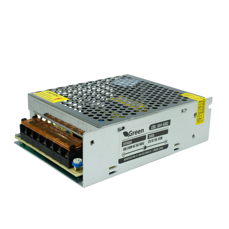 Fonte P/ Fita LED 12 V 10a 120 W (044-6302)