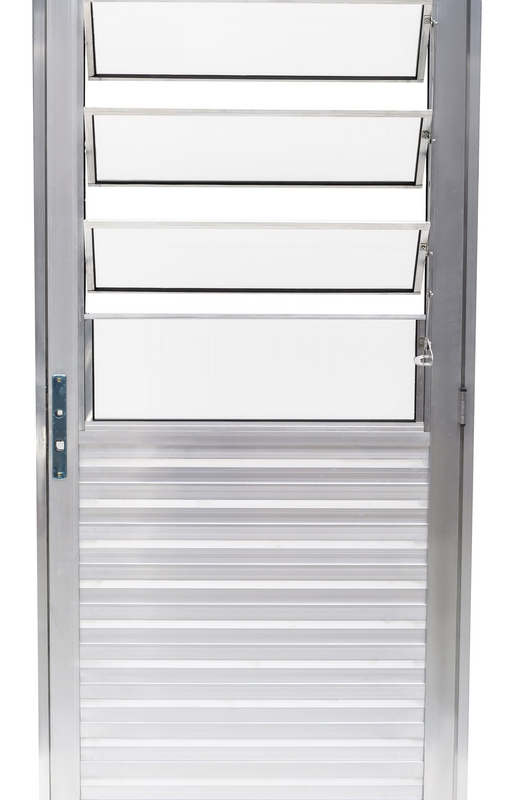 Porta Alum Bascul Canal 0,80x2,10 Esq Quality (EMC043002)