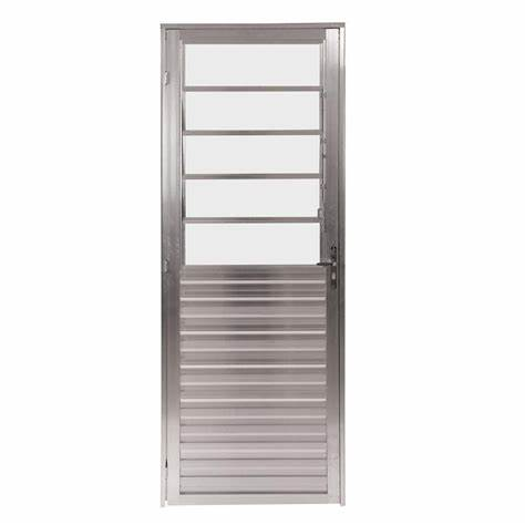 Porta Alum Basc Post Canal 0,80x2,10 Esq Quality (EMC045002)