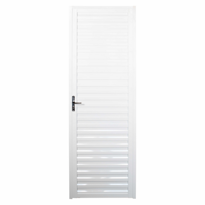 Porta Alum Venez 0,80x2,10 Esq Br Quality (HOB041006)