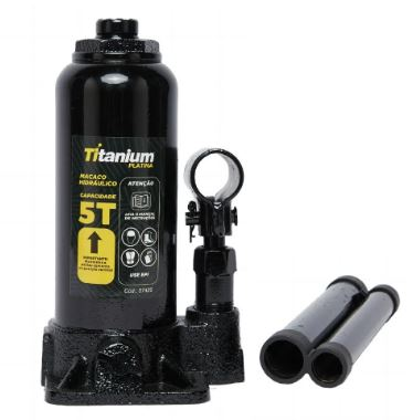 Macaco Hidraulico Garrafa 5t Titanium (07425)