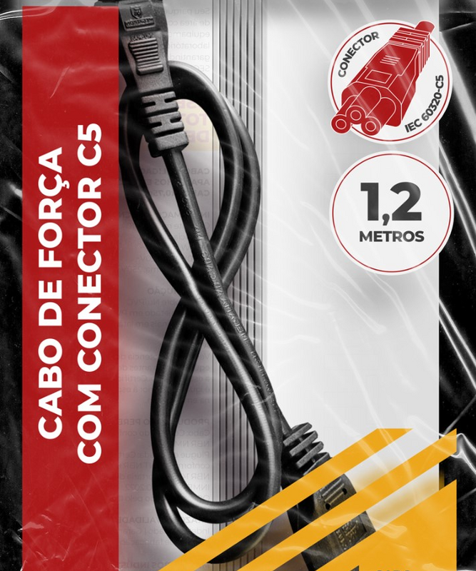 Cabo Forca 3x0,75 1,20mt Pt (250/011409S0120PT00)