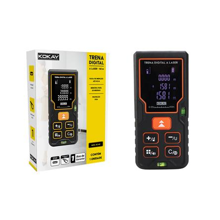 Trena a Laser 40 Metros Digital Kokay (056-0440)