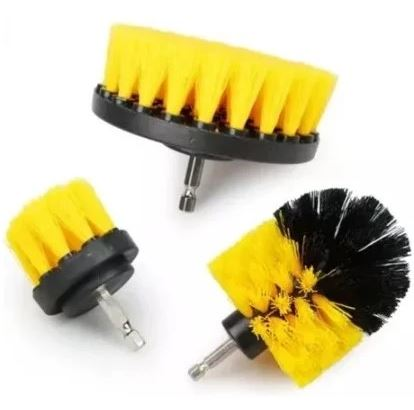 Jogo de Escova Rotativa Plast Com03un Titanium (06064)