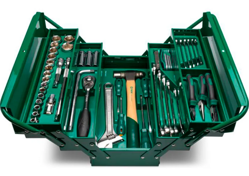 Caixa Jogo Ferramentas 70pc Cromo-vanádio SATA (ST95104A70-6)