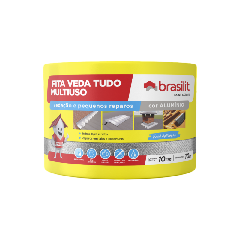 Fita Mult Uso Automotivo Ades 10cmx10mt (0960.00000.0010PC)