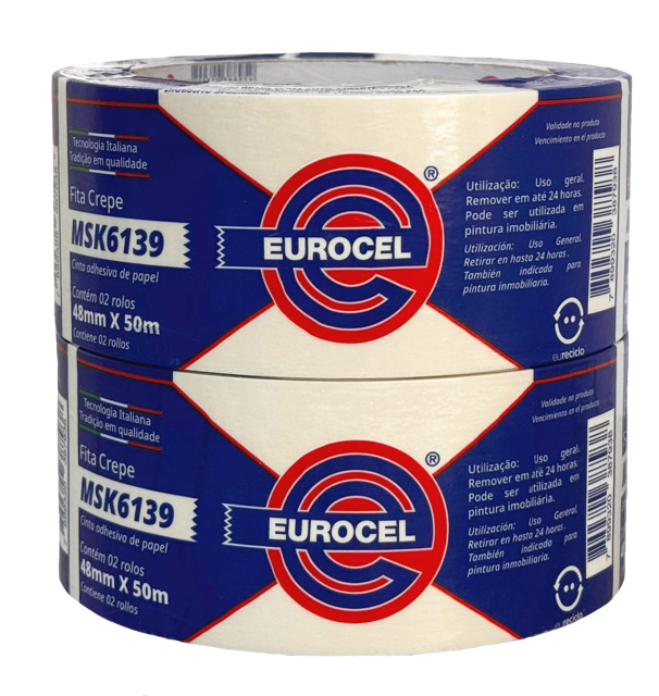 Fita Crepe 48mmx50mt 6139 (1000008396)
