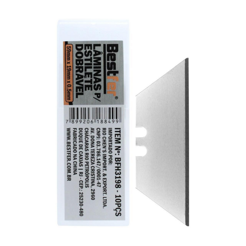 Lamina Paraestilete 19 Mm 10un Dobravel Bestfer (BFH3198)