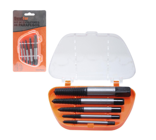 Extrator de Parafuso Com5pc Bestfer (BFH3003)