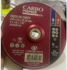 Disco de Corte 9x1/8x7/8" Metal Comrelevo Carborundum (66252834647)